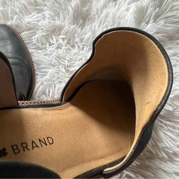 Lucky Brand Black Gennifa Loafer Flats - 9 - Picture 8 of 8